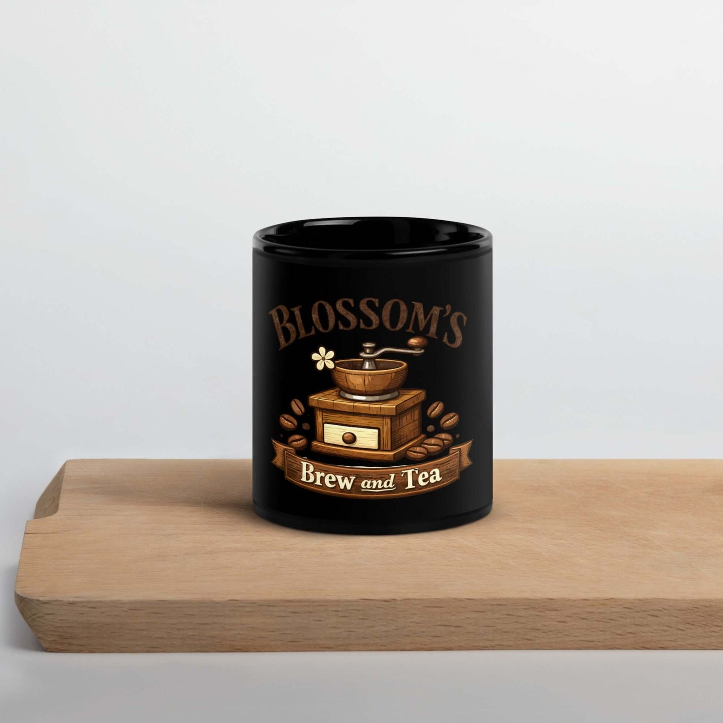 Black Glossy Mug