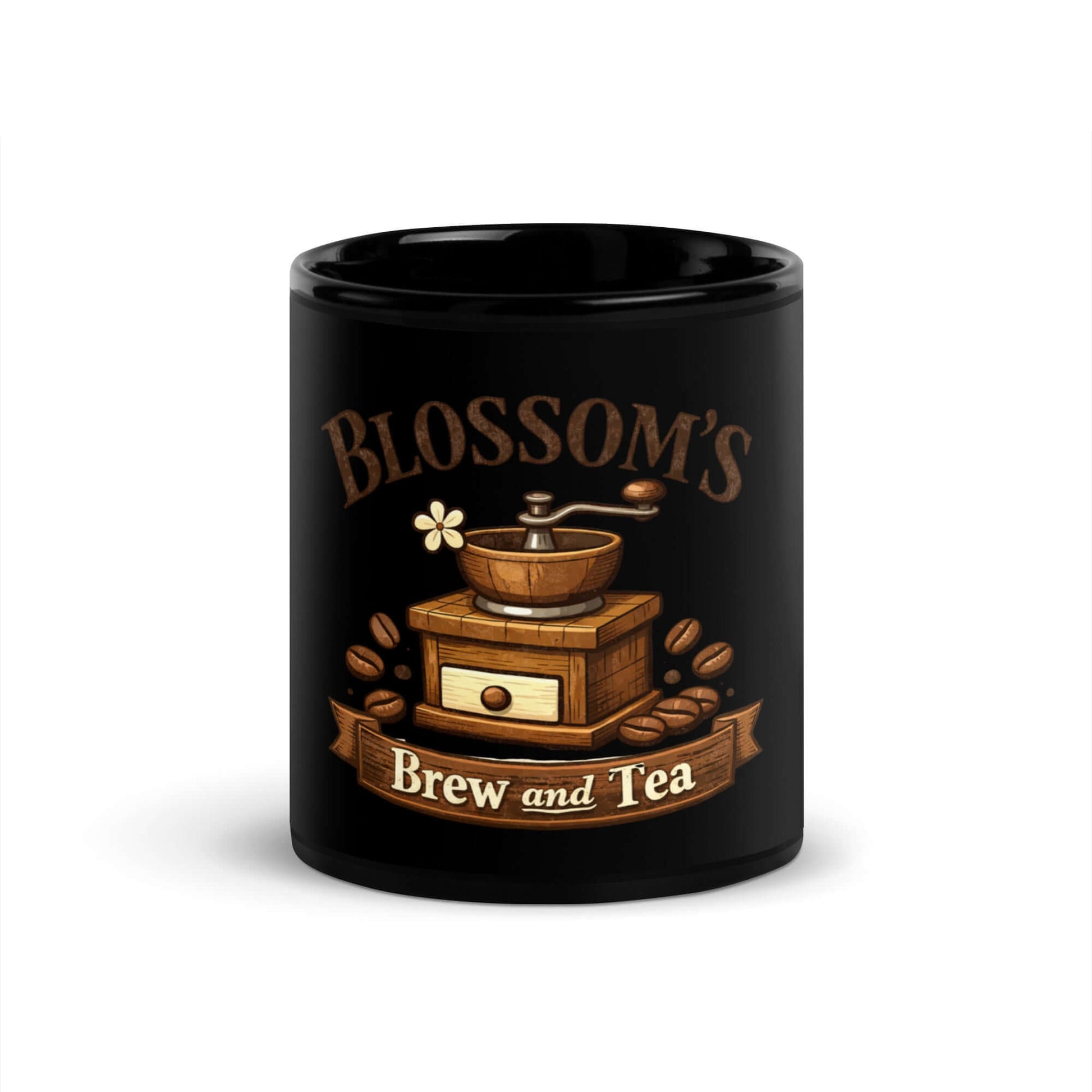 Black Glossy Mug