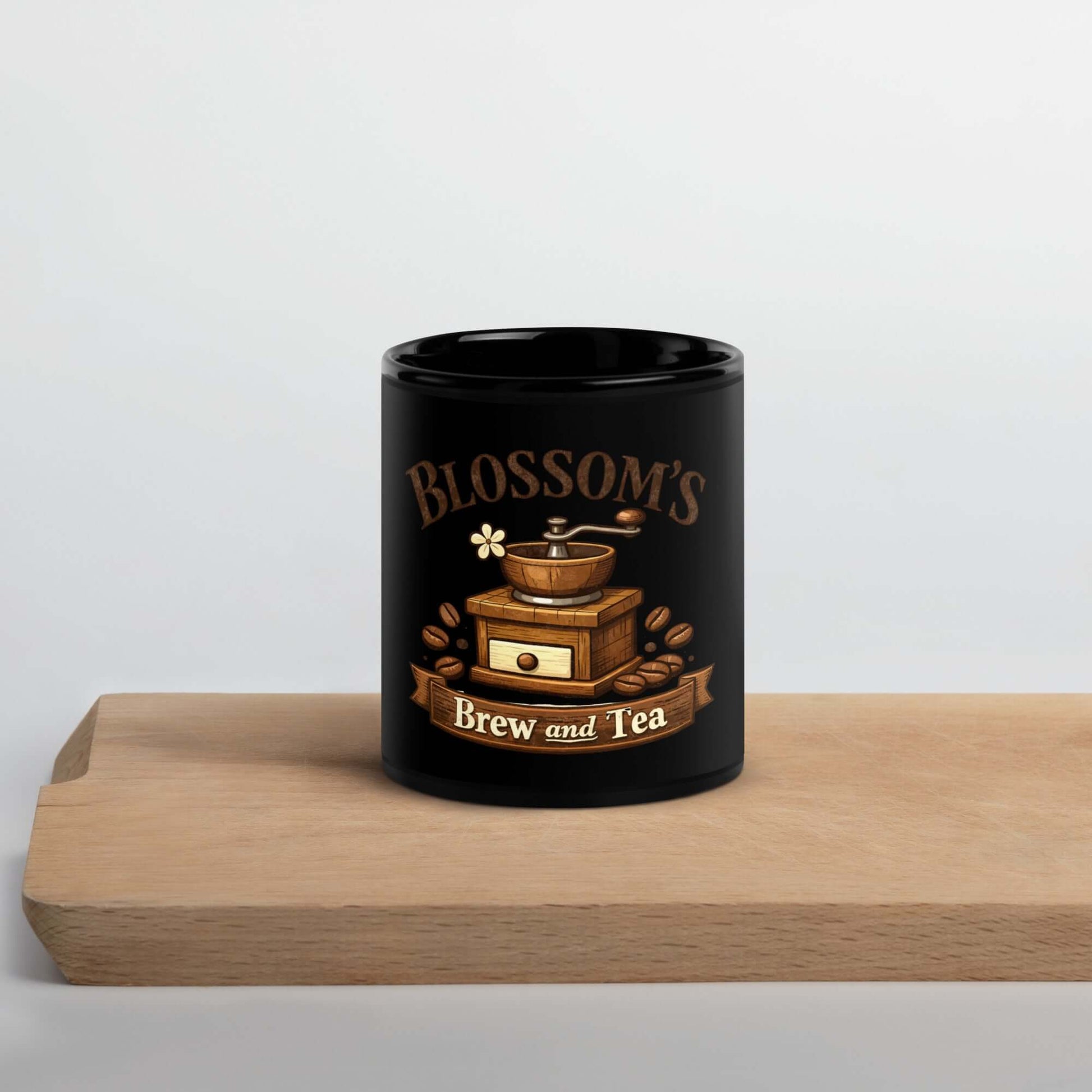 Black Glossy Mug