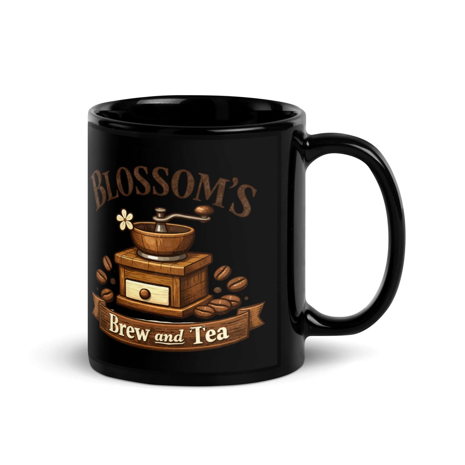 Black Glossy Mug