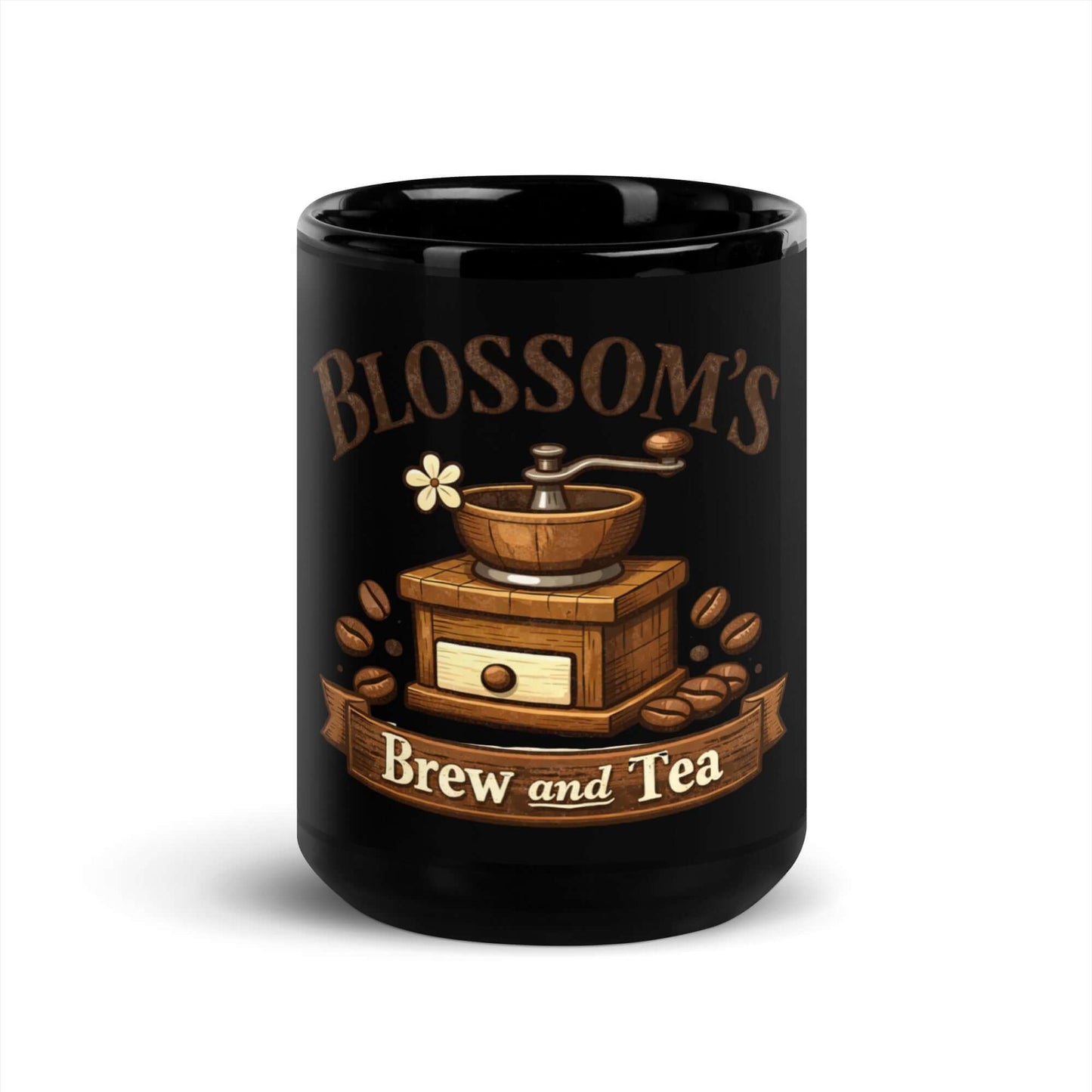 Black Glossy Mug